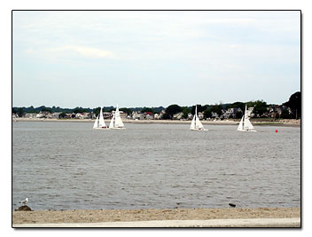 Sailboats at Gulf Beach