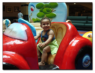 Playtown car at the Mall